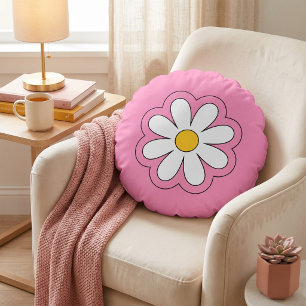 Flower Round Cushion