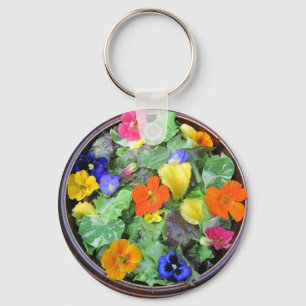 Flower Salad Keychain