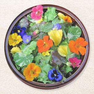 Flower Salad Party Coaster