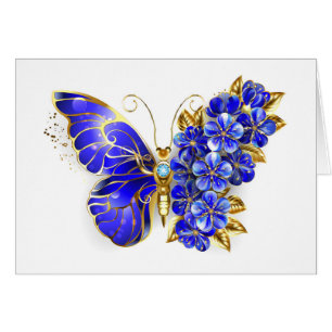 Flower Sapphire Butterfly