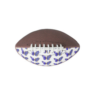 Flower Sapphire Butterfly American Football