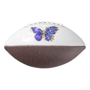 Flower Sapphire Butterfly American Football