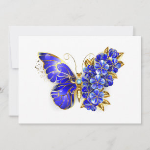 Flower Sapphire Butterfly Announcement