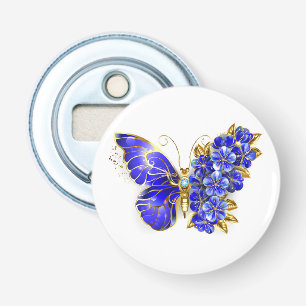 Flower Sapphire Butterfly Bottle Opener