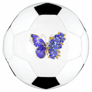 Flower Sapphire Butterfly Football
