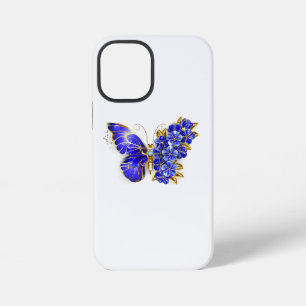 Flower Sapphire Butterfly iPhone 12 Mini Case