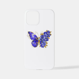 Flower Sapphire Butterfly iPhone 12 Mini Case