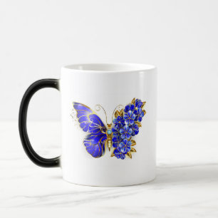 Flower Sapphire Butterfly Magic Mug