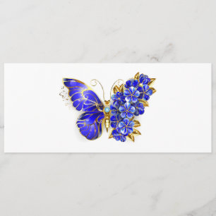 Flower Sapphire Butterfly Menu