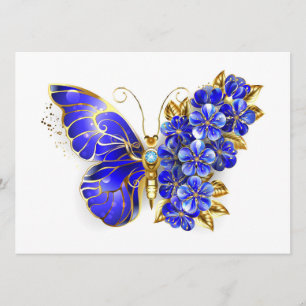 Flower Sapphire Butterfly Menu
