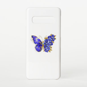Flower Sapphire Butterfly Samsung Galaxy Case