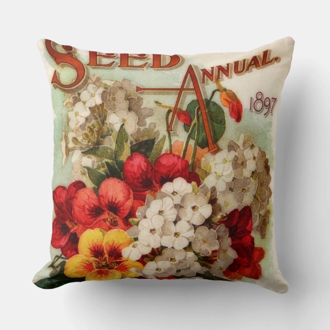 Flower Seed Annual DM Ferry Cushion (Front)