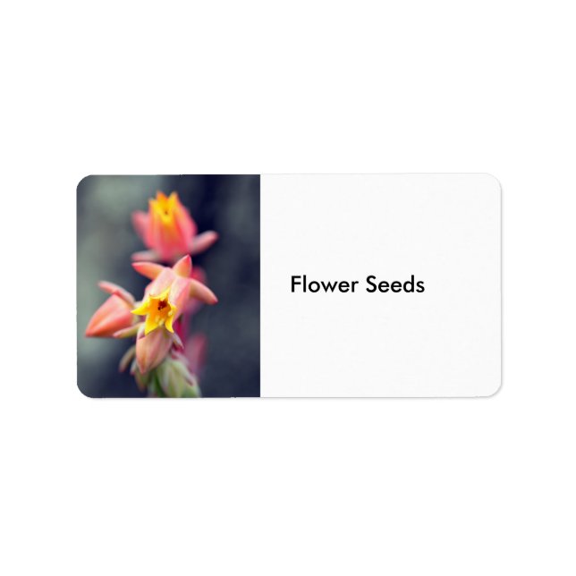 Flower Seeds Label (Front)