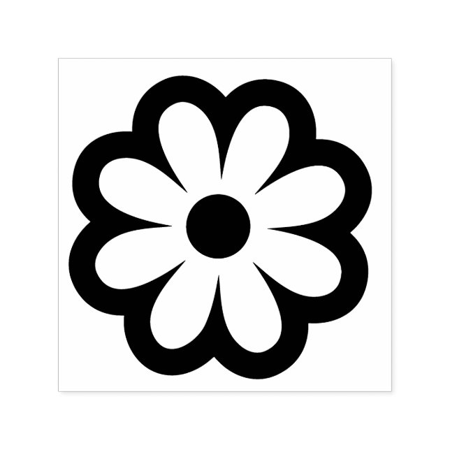 Flower Self-inking Stamp (Design)