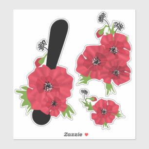 Flower set, flowers, monogram, monogram flower