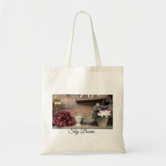 flower shelf photo tote bag
