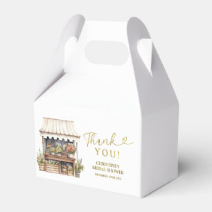Flower Shop Bridal Shower Favour Box