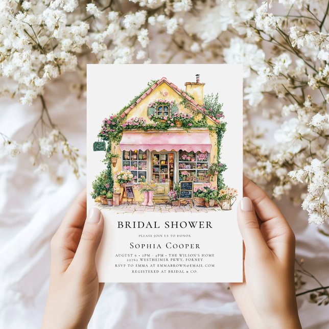 Flower Shop Bridal Shower Invitation (Creator Uploaded)