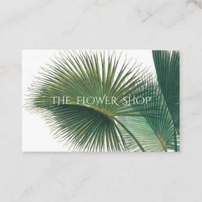 flower shop business card (Front)