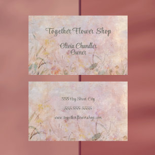 Flower Shop, Florist, Professional  Business Card