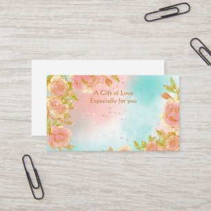 Flower Shop Flower Gift  Business Card