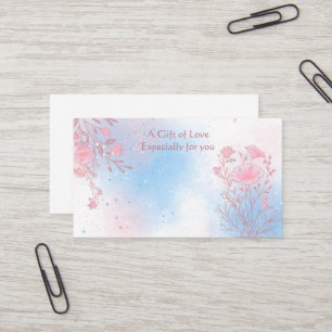 Flower Shop Flower Gift  Business Card