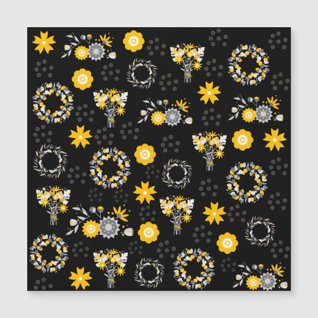 Flower Shop Grateful, Magnetic Card (Front)