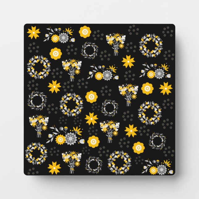 Flower Shop Grateful, Tabletop Plaque with Easel (Front)