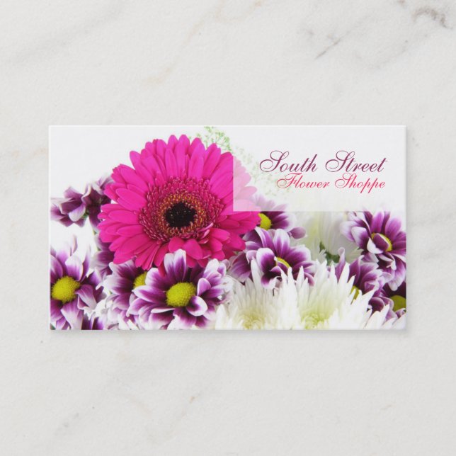 Flower Shoppe Business Cards (Front)