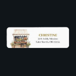 Flower Shops Bridal Shower Address Label<br><div class="desc">Flower Shops Bridal Shower Address Label</div>