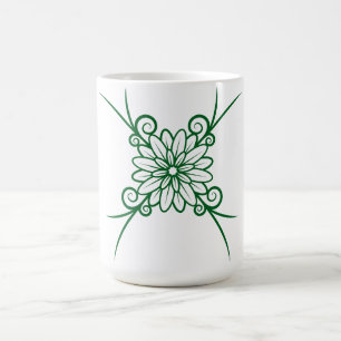 Flower Silhouette Coffee Mug