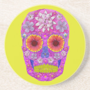 Flower Skull 2 Coaster