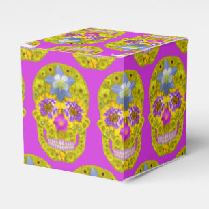 Flower Skull 3 Favour Box