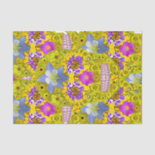 Flower Skull 3 Tissue Paper