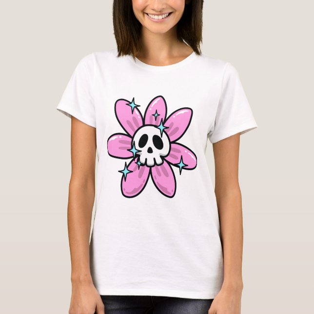 Flower Skull T-Shirt (Front)