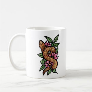 Flower Snake Coffee Mug