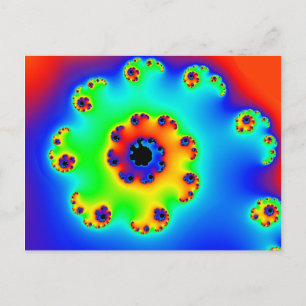 Flower Spiral 1 Postcard