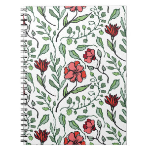 Flower Spiral Notebooks for Inspired Writing