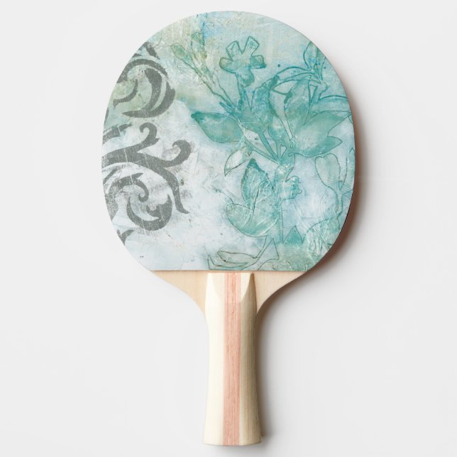 Flower Spray II Ping Pong Paddle (Front)