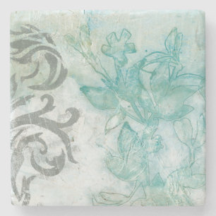 Flower Spray II Stone Coaster