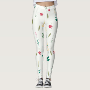 Flower Spring Blooming Floral Leggings