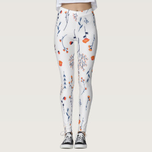 Flower Spring Blooming Floral Leggings