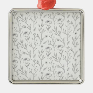 Flower Spring Botanical Floral Metal Tree Decoration