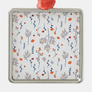 Flower Spring Botanical Floral Metal Tree Decoration