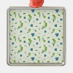 Flower Spring Botanical Floral Metal Tree Decoration