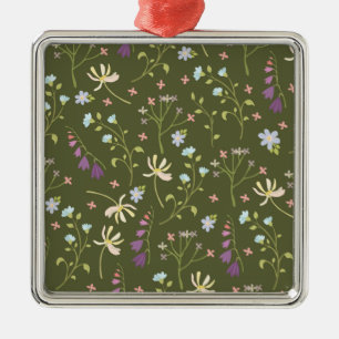 Flower Spring Botanical Floral Metal Tree Decoration