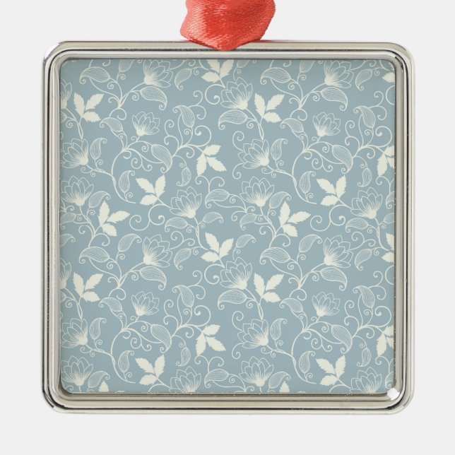 Flower Spring Botanical Floral Metal Tree Decoration (Front)