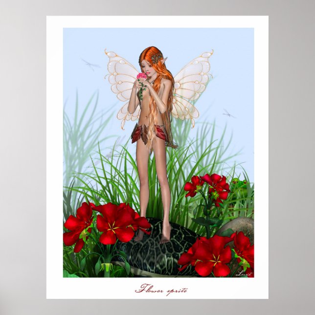 Flower sprite poster (Front)