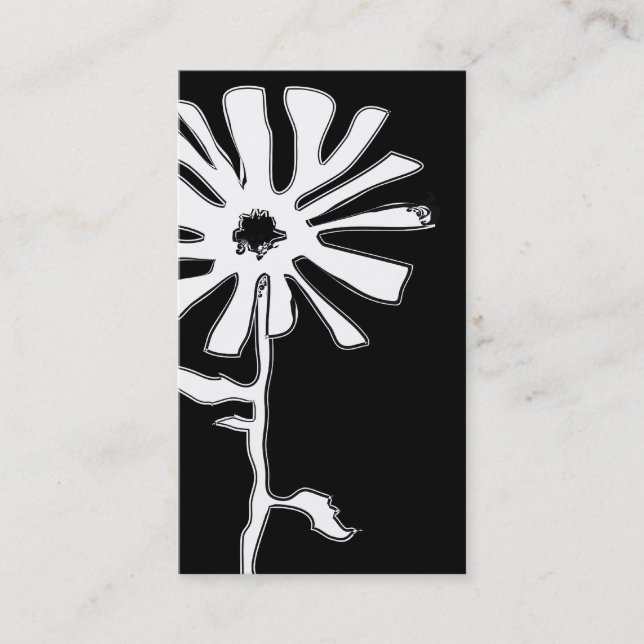 flower squiggles business card (Front)