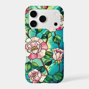 Flower Stained Glass Effect Pretty Girly Floral